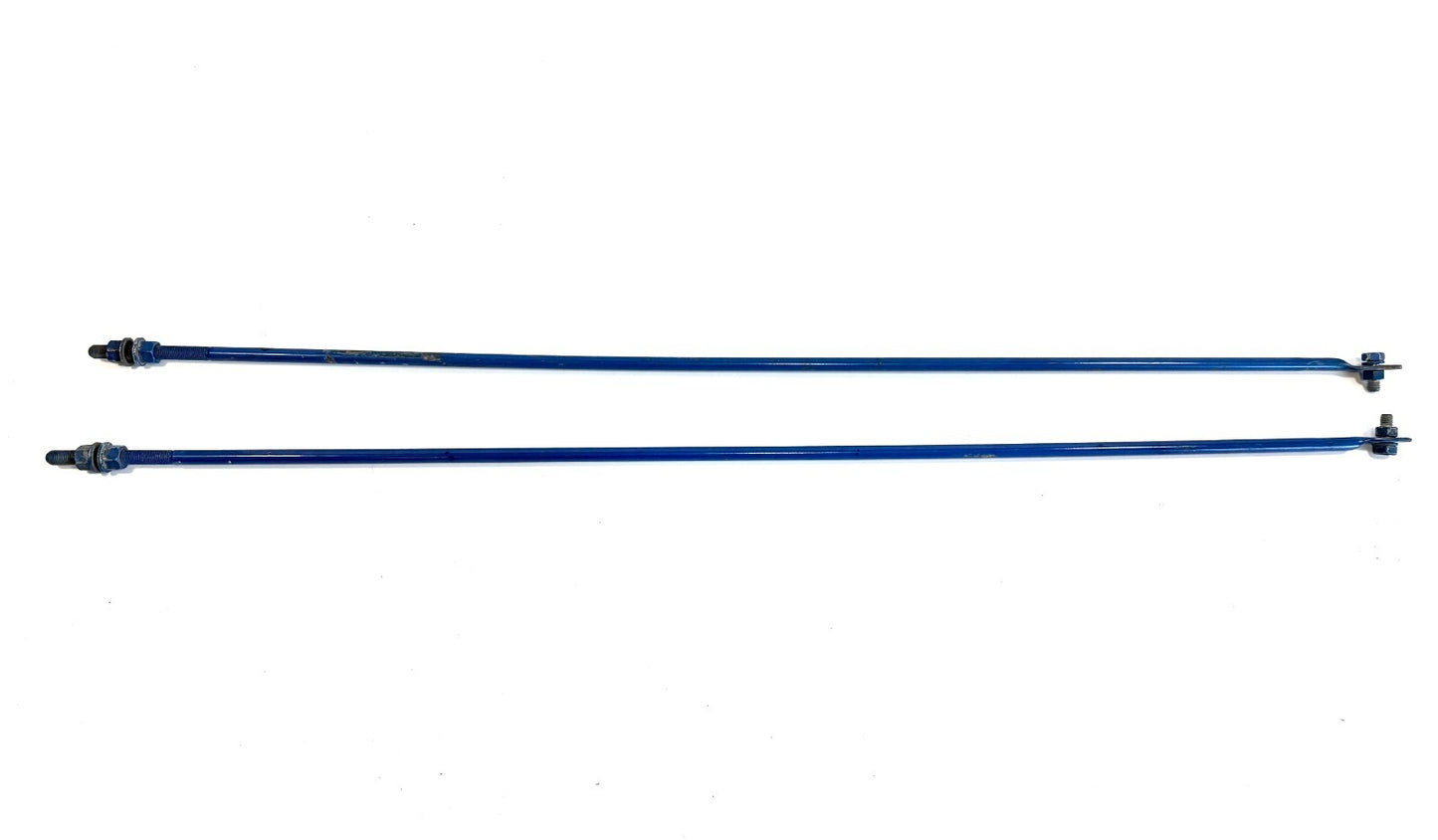 OEM Jeep Wrangler YJ Grille Radiator Support Rods 1987-1995 Blue1