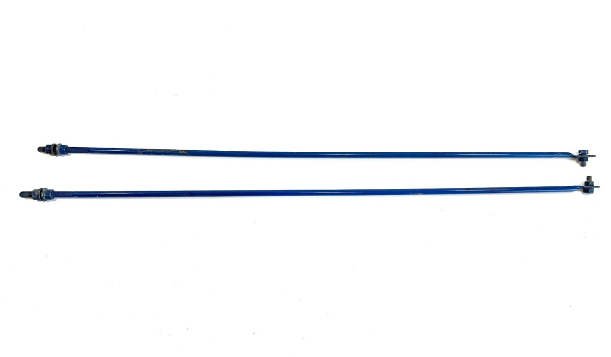 OEM Jeep Wrangler YJ Grille Radiator Support Rods 1987-1995 Blue1