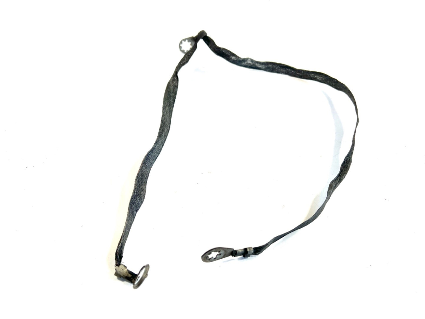 97-06 Jeep TJ Wrangler Under Hood Engine Firewall Dual DOUBLE GROUND STRAP CABLE1