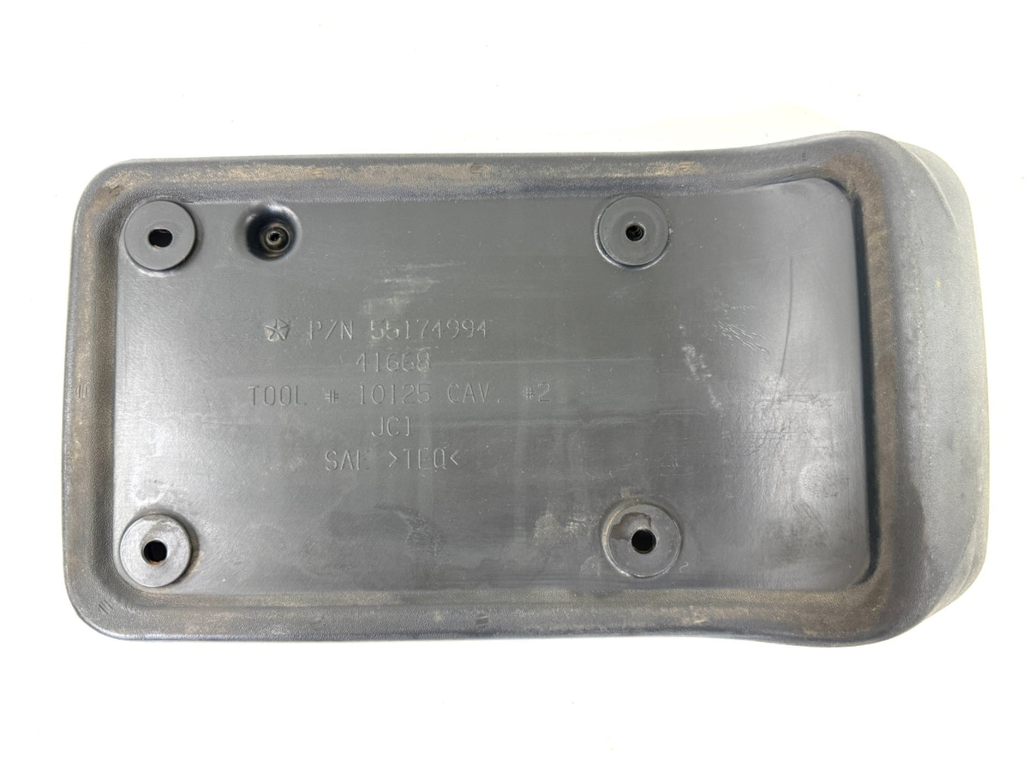 Jeep Wrangler TJ 1997-06 OEM Rear License Plate Bracket Holder Mount5