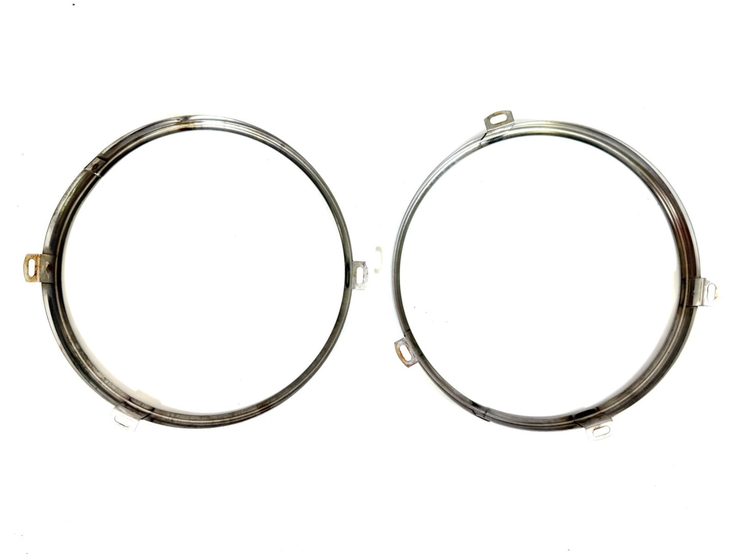 OEM Jeep Wrangler TJ Headlight Bulb Metal Retainer Ring PAIR Fits LH RH 97-061