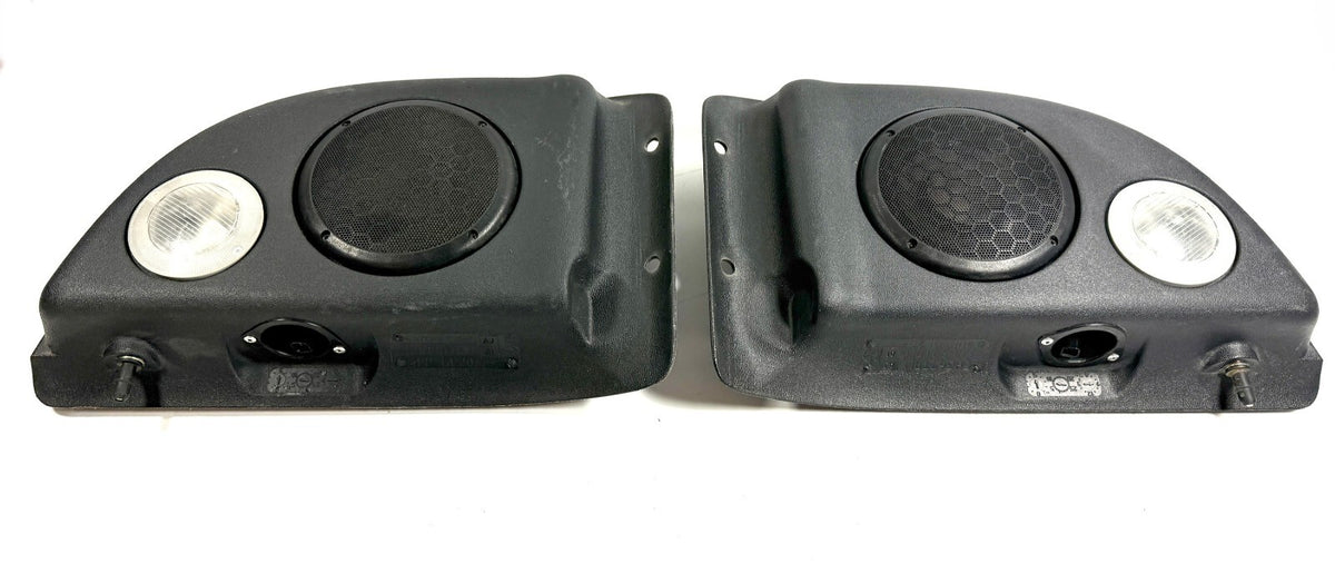 Jeep TJ Wrangler Rear Speaker Pods with Dome Lights 2003 2004 2005 20062