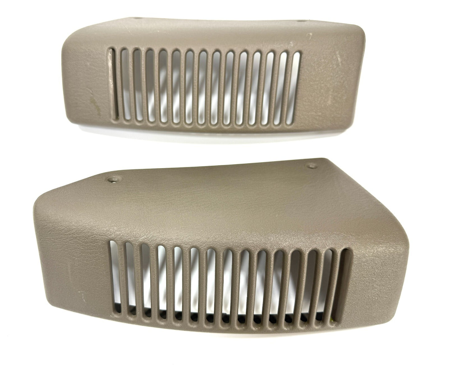 Jeep TJ Wrangler OEM Dash Speaker Grill Trim Panel Pair Khaki 1997-20064