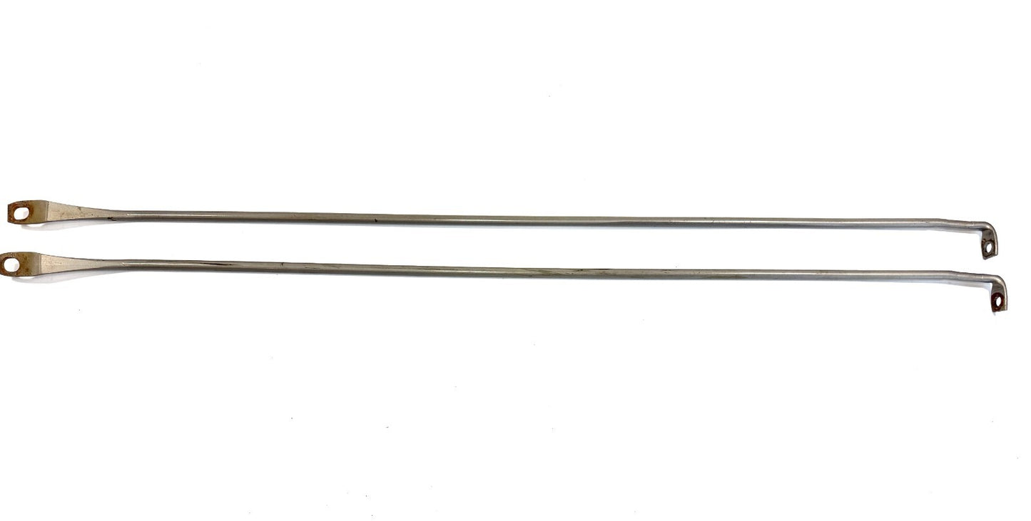 Jeep TJ Wrangler OEM Front Grill Support Rods PS5 SILVER STONE 1997-20061