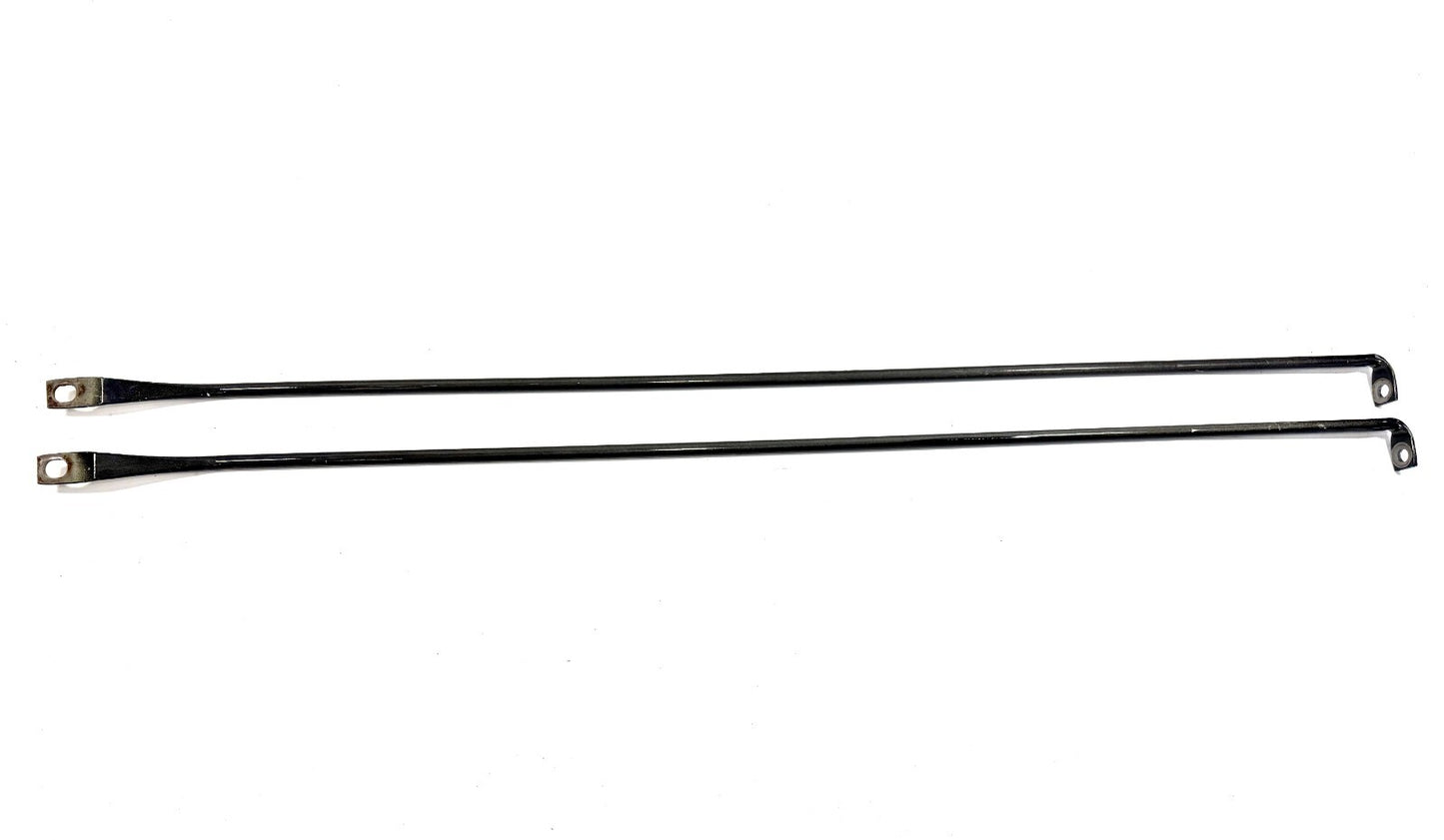 Jeep TJ Wrangler OEM Front Grill Support Rods PX8 BLACK 1997-20061