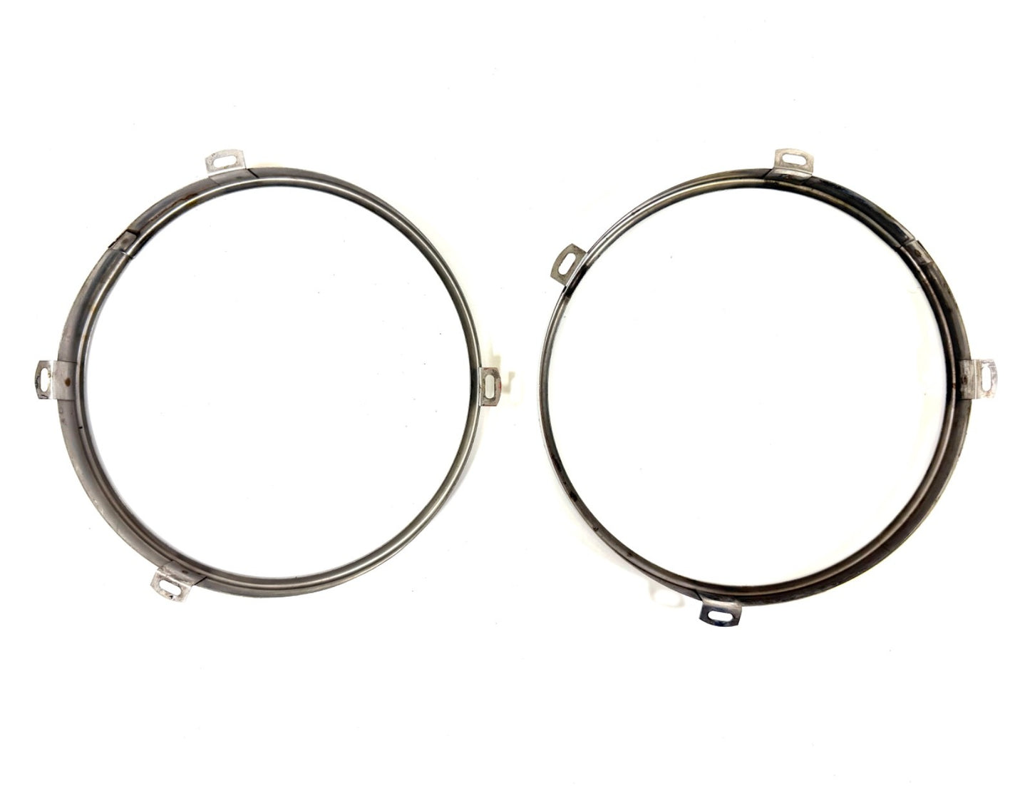 OEM Jeep Wrangler TJ Headlight Bulb Metal Retainer Ring PAIR Fits LH RH 97-061