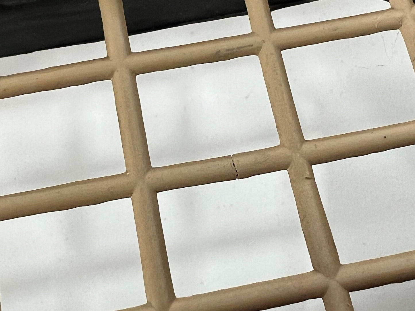 97-06 Jeep Wrangler TJ Dash Top Cover Defrost Vent Bezel Trim CAMEL TAN4