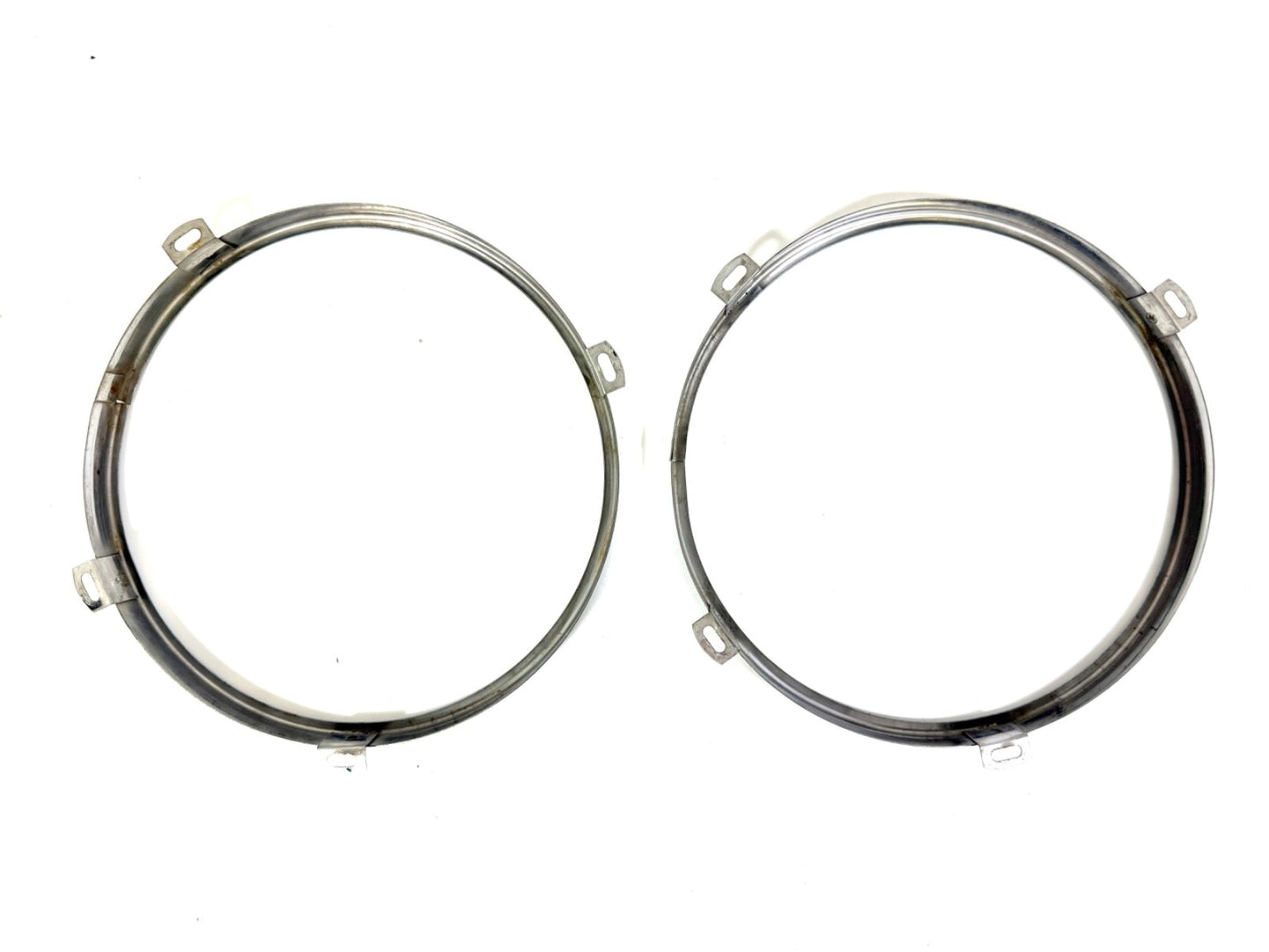 OEM Jeep Wrangler TJ Headlight Bulb Metal Retainer Ring PAIR Fits LH RH 97-061