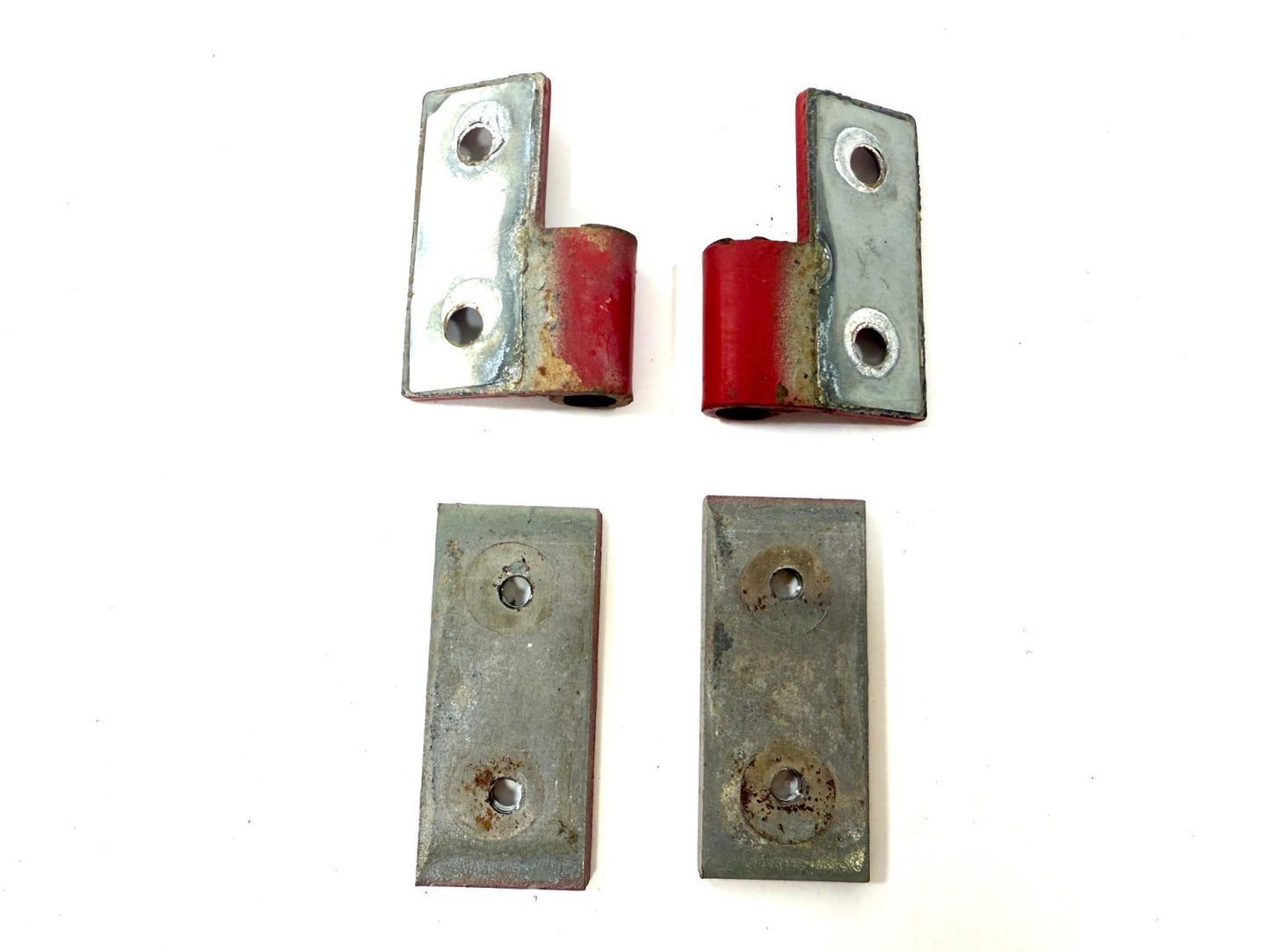 Jeep TJ Wrangler OEM Lower Door Hinges FLAME RED (PR4) 97- 06 with Screws3