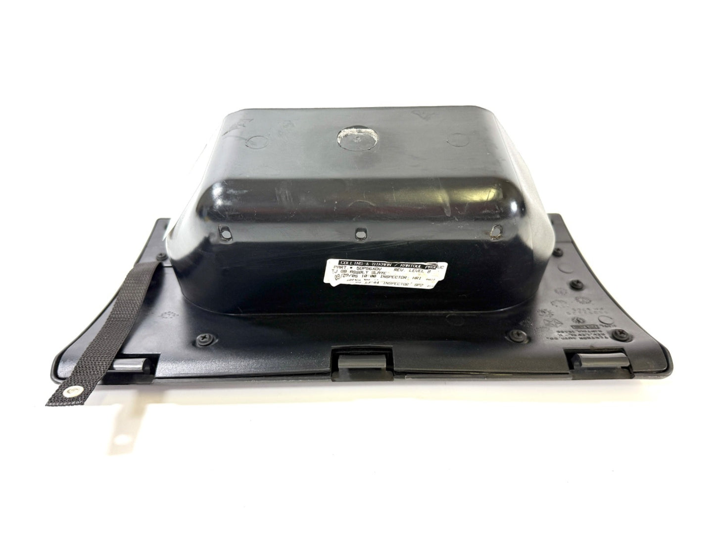 Jeep TJ Wrangler Passenger Side Glove Box Dark Slate 2003-2006 with Limit Strap3