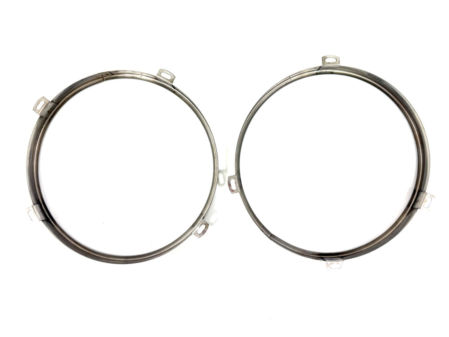 OEM Jeep Wrangler TJ Headlight Bulb Metal Retainer Ring PAIR Fits LH RH 97-061
