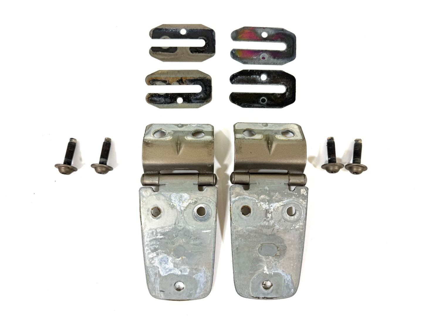 97-06 LIGHT KHAKI (PJC) Hood Hinge Factory OEM Pair Hinges Jeep TJ Wrangler2