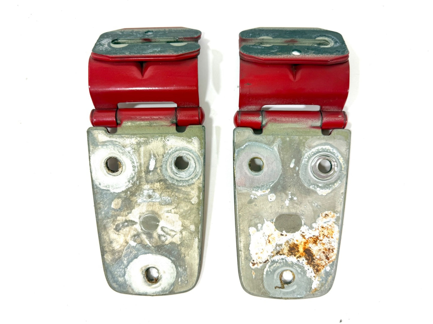 97-06 FLAME RED (PYR) Hood Hinges Factory Pair Jeep TJ Wrangler includes Bolts2