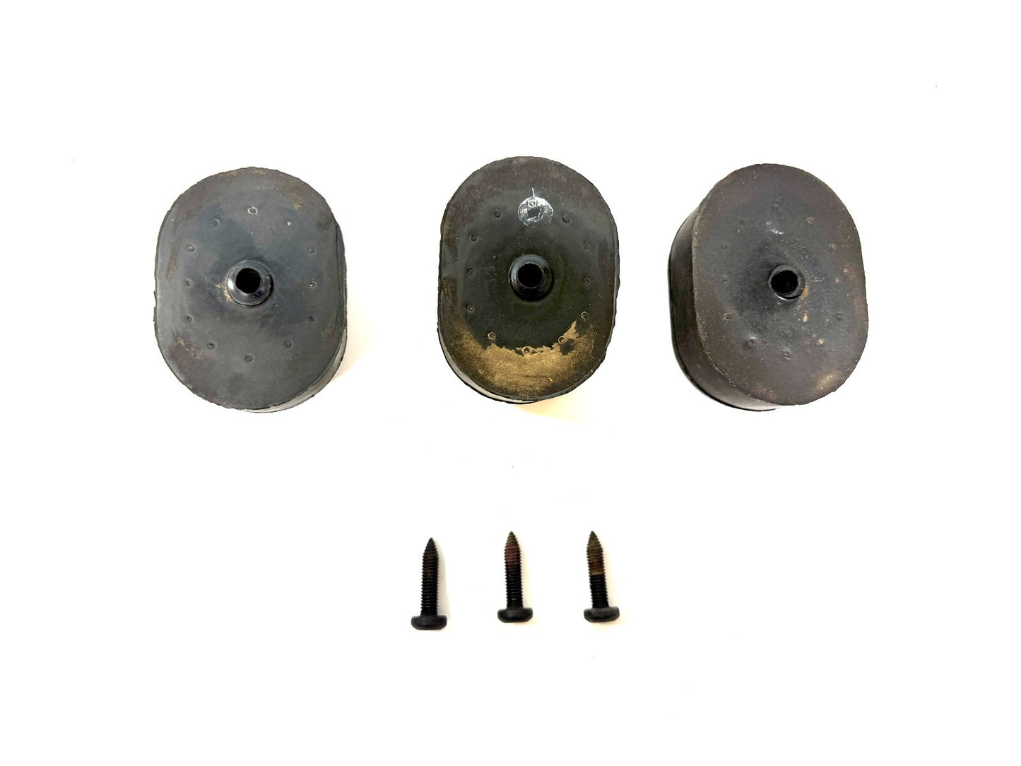 Jeep TJ LJ Wrangler Rear Spare Tire Rubber Bumpers Set of 4, 1997-20063