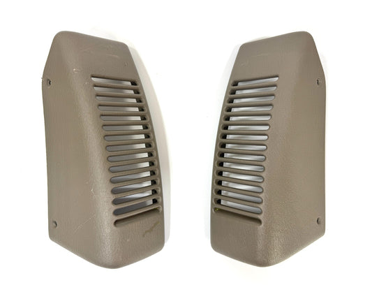 Jeep TJ Wrangler OEM Dash Speaker Grill Trim Panel Pair Khaki 1997-20060