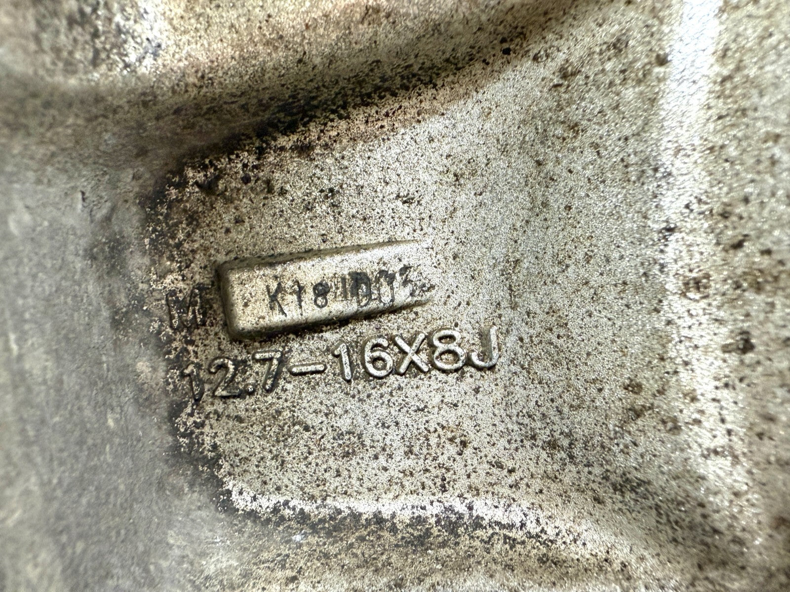 2003-2006 Jeep Wrangler Rubicon TJ 16X8 Aluminum 5 Spoke Wheel Rim Silver7