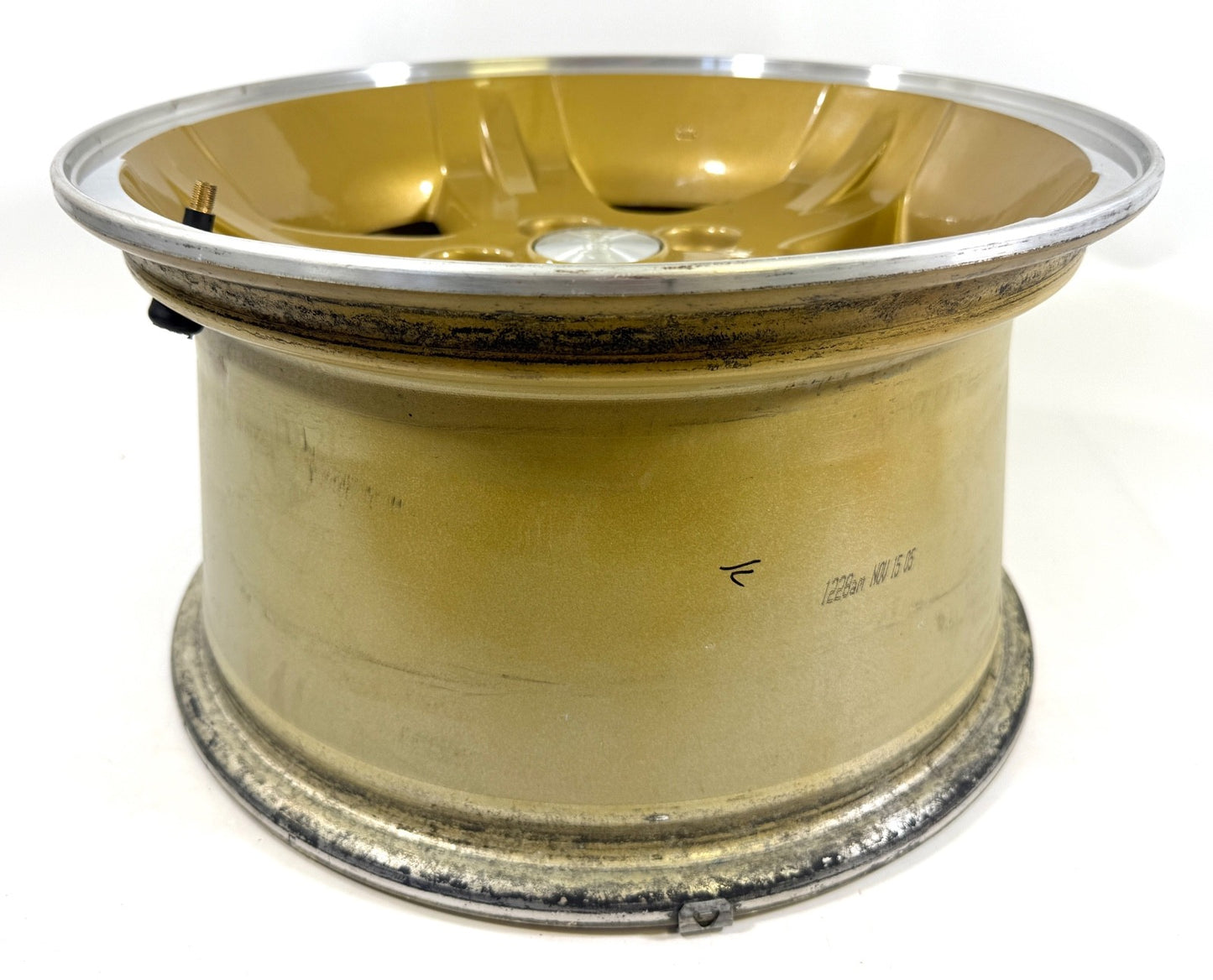 15" Jeep Wrangler Golden Eagle Wheel Rim Factory OEM 2003-2006 Machined Lip Gold4