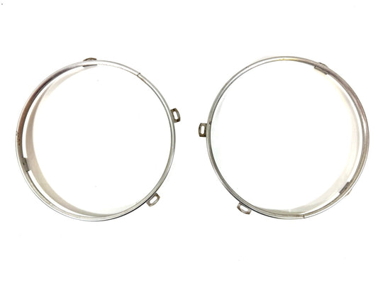 OEM Jeep Wrangler TJ Headlight Bulb Metal Retainer Ring PAIR Fits LH RH 97-060