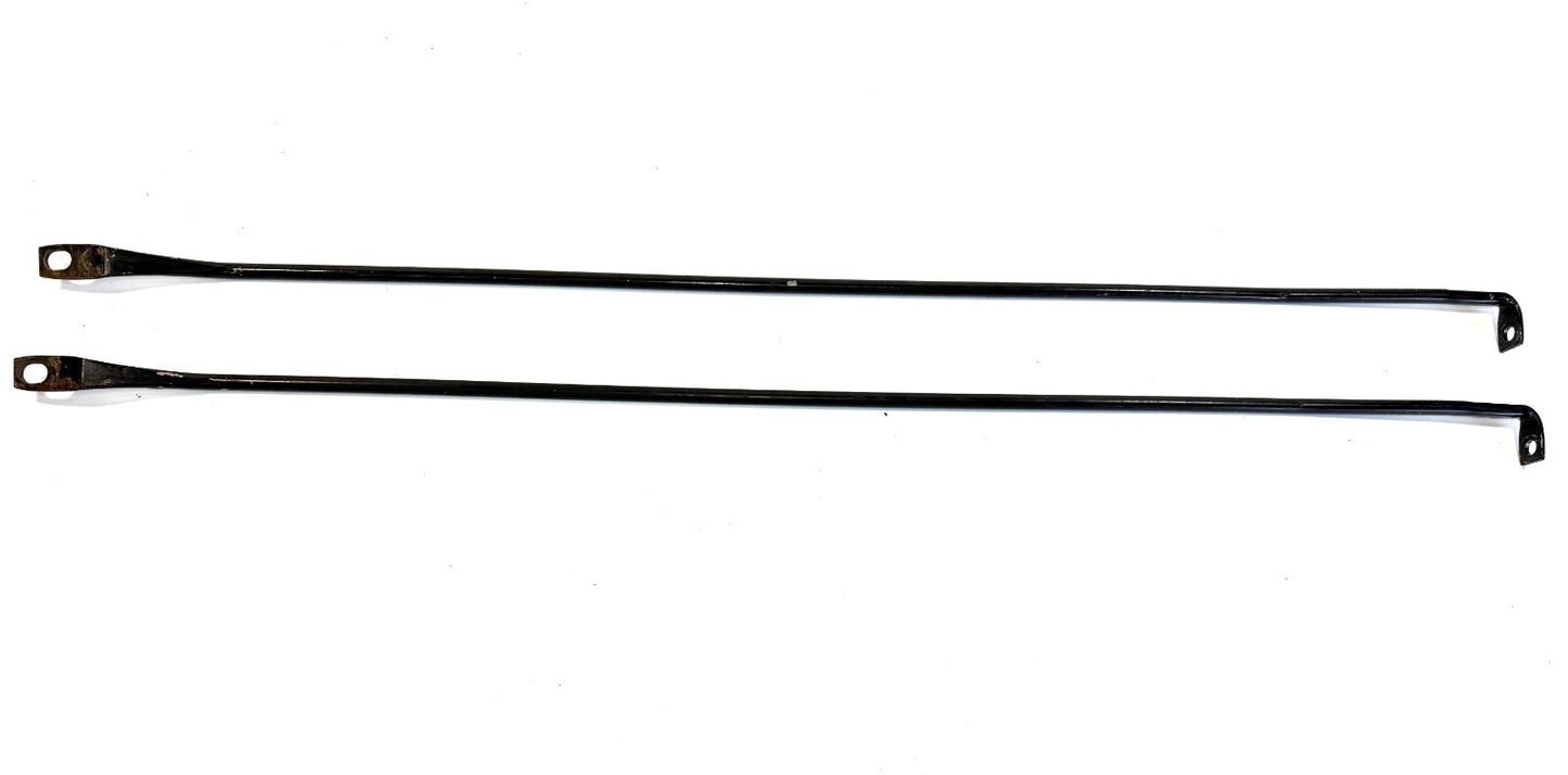 Jeep TJ Wrangler OEM Front Grill Support Rods PX8 BLACK 1997-20061