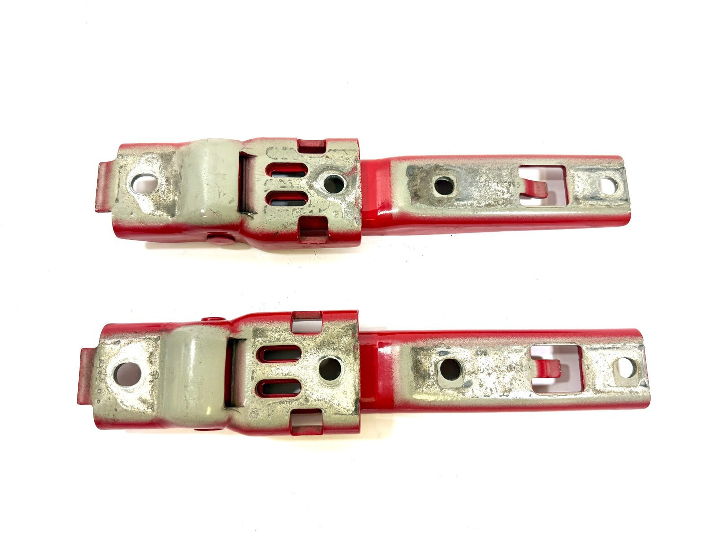 Jeep TJ Wrangler OEM Tailgate Hinge Set PR4 FLAME RED 2004 2005 20062