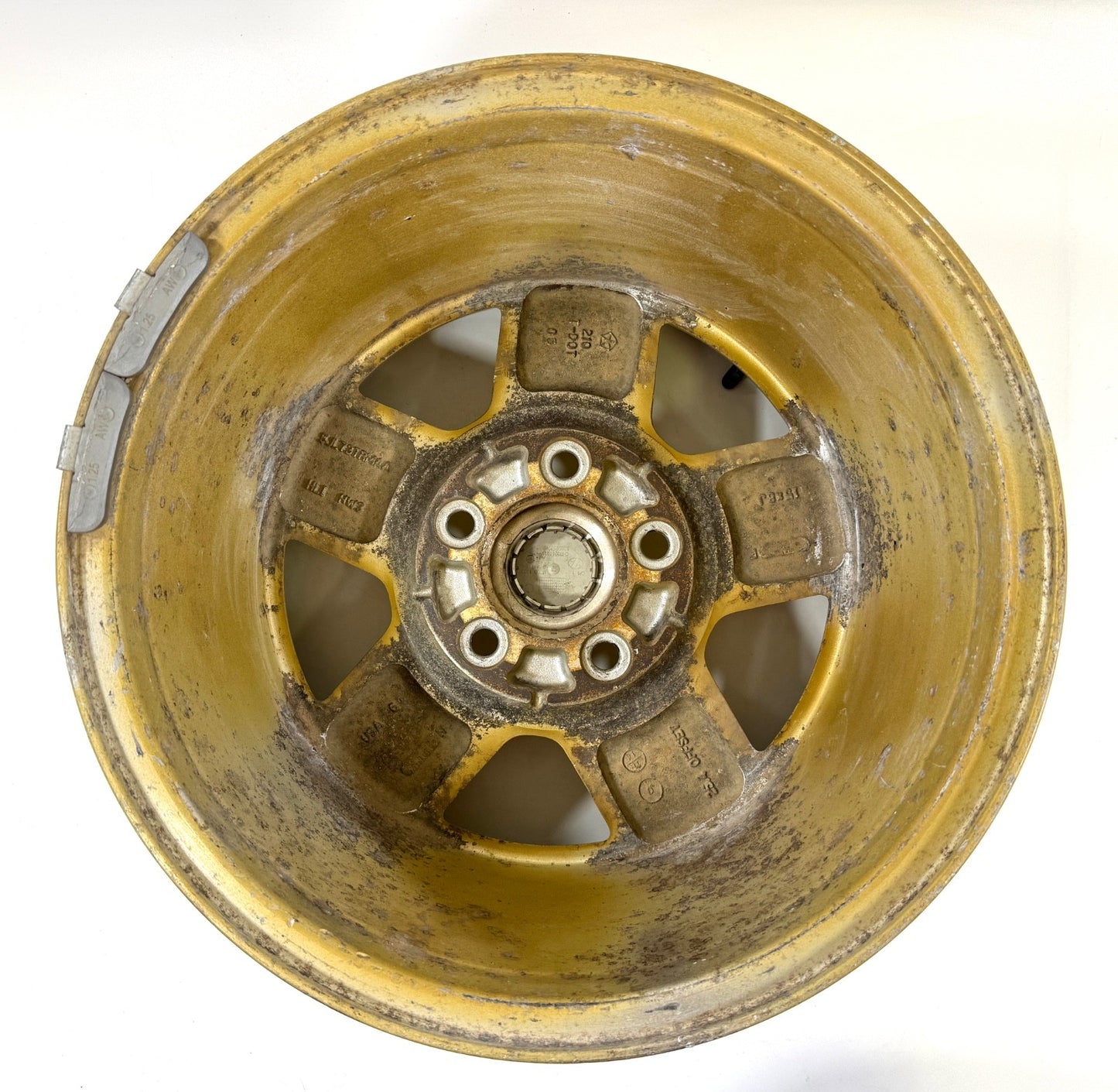 15" Jeep Wrangler Golden Eagle Wheel Rim Factory OEM 2003-2006 Machined Lip Gold6