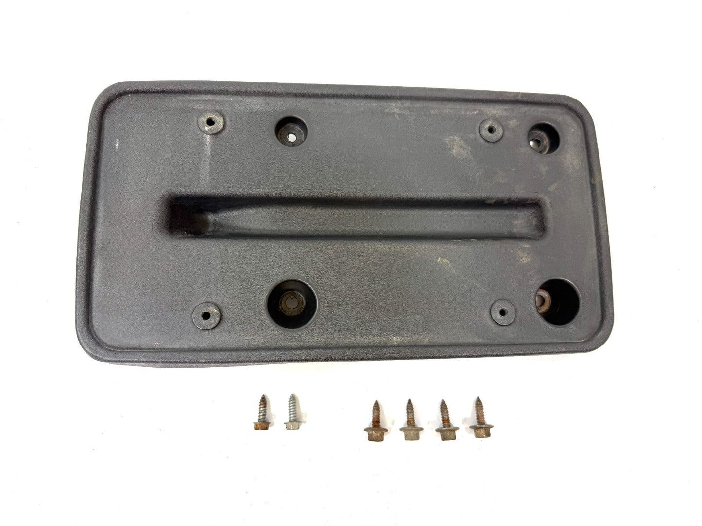 Jeep Wrangler TJ 1997-06 OEM Rear License Plate Bracket Holder Mount w/Hardware0