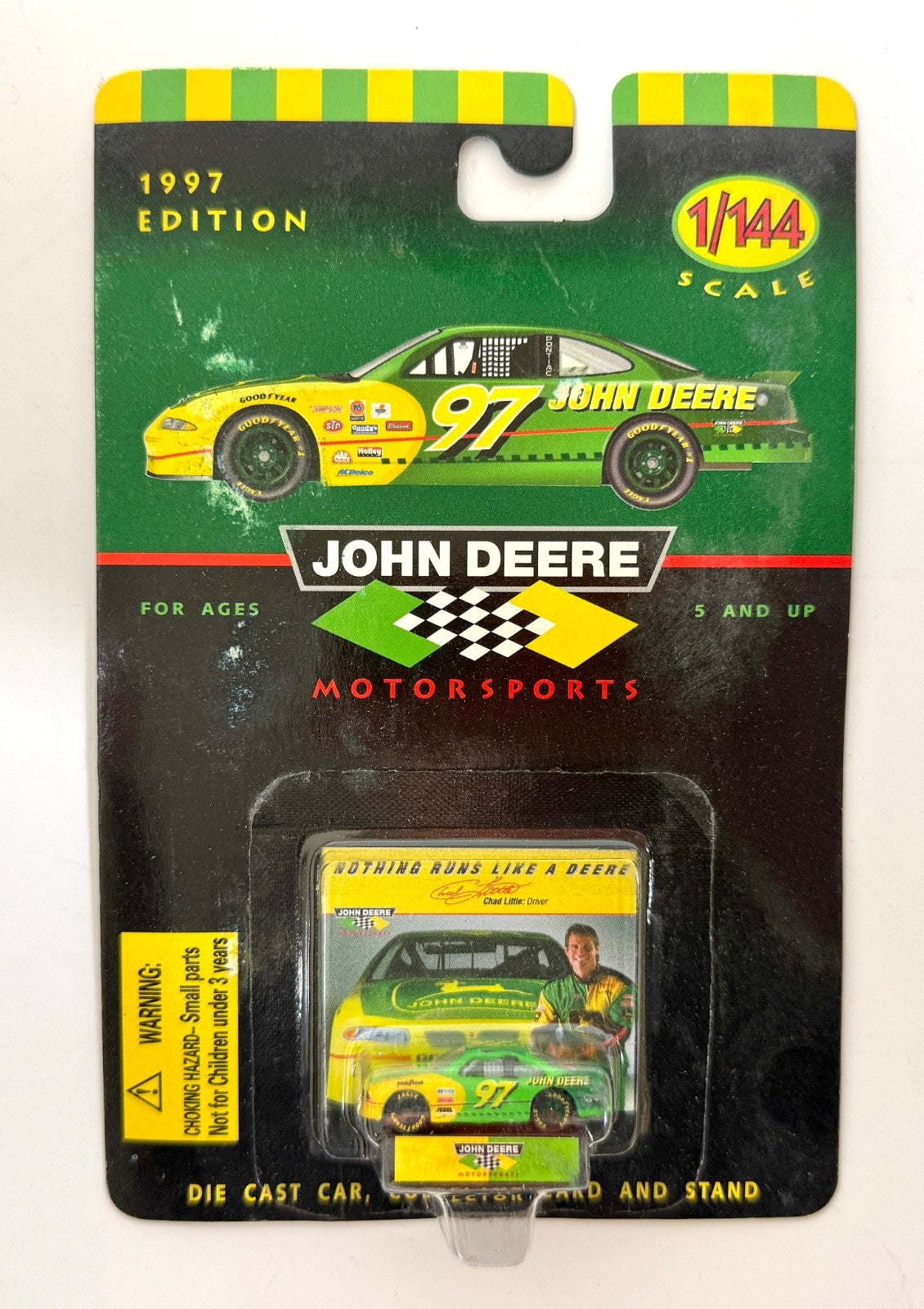 Racing Champions: 1997 Edition - John Deere Motorsports Die Cast Car 1/144 Scale0