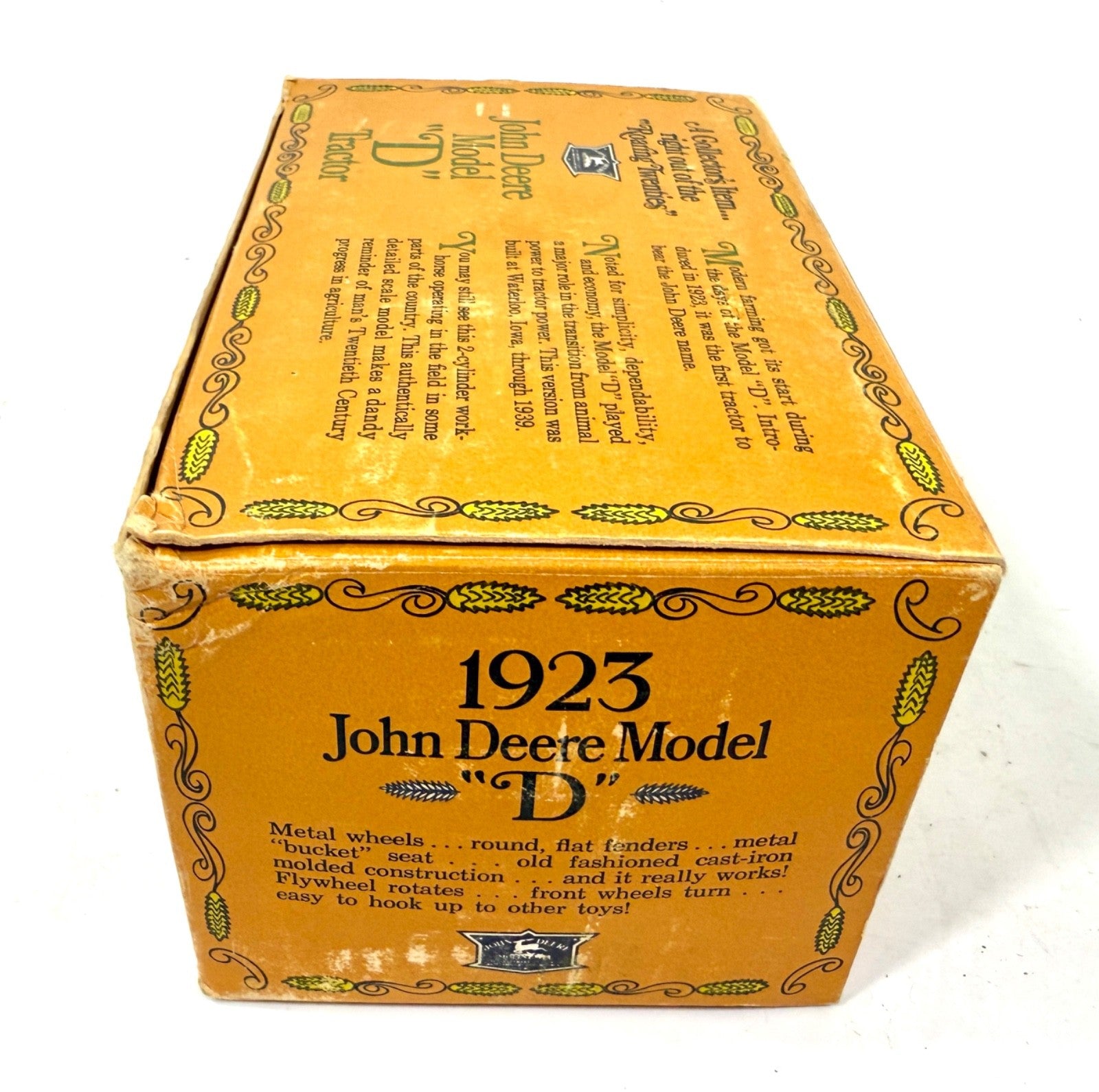ERTL John Deere 1923 Model "D" Tractor #500 Toy 1/16 Die Cast Metal Farm U.S.A.2