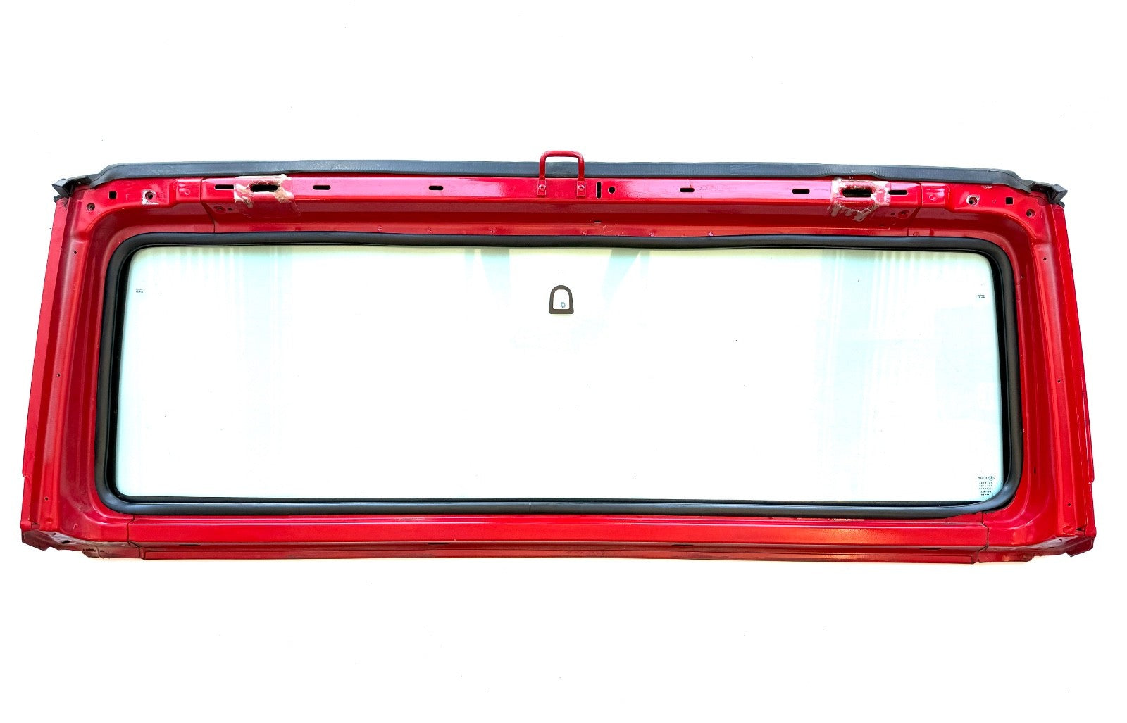 Windshield Frame Panel FLAME RED PR4 with Free Glass 03-06 Jeep TJ Wrangler5