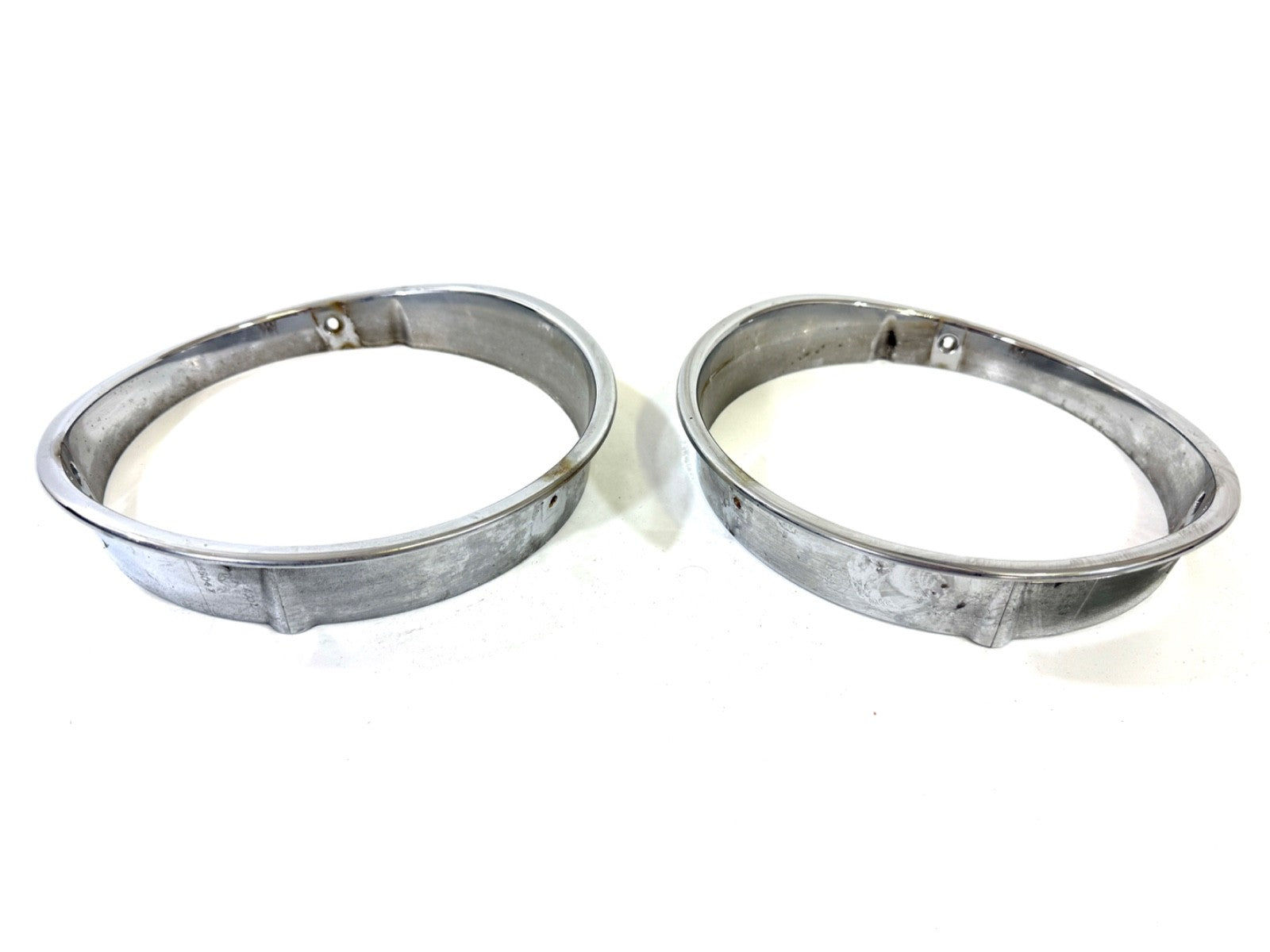 Jeep Wrangler TJ 1997-2006 OEM Chrome RH and LH Headlight Trim Rings Bezels1
