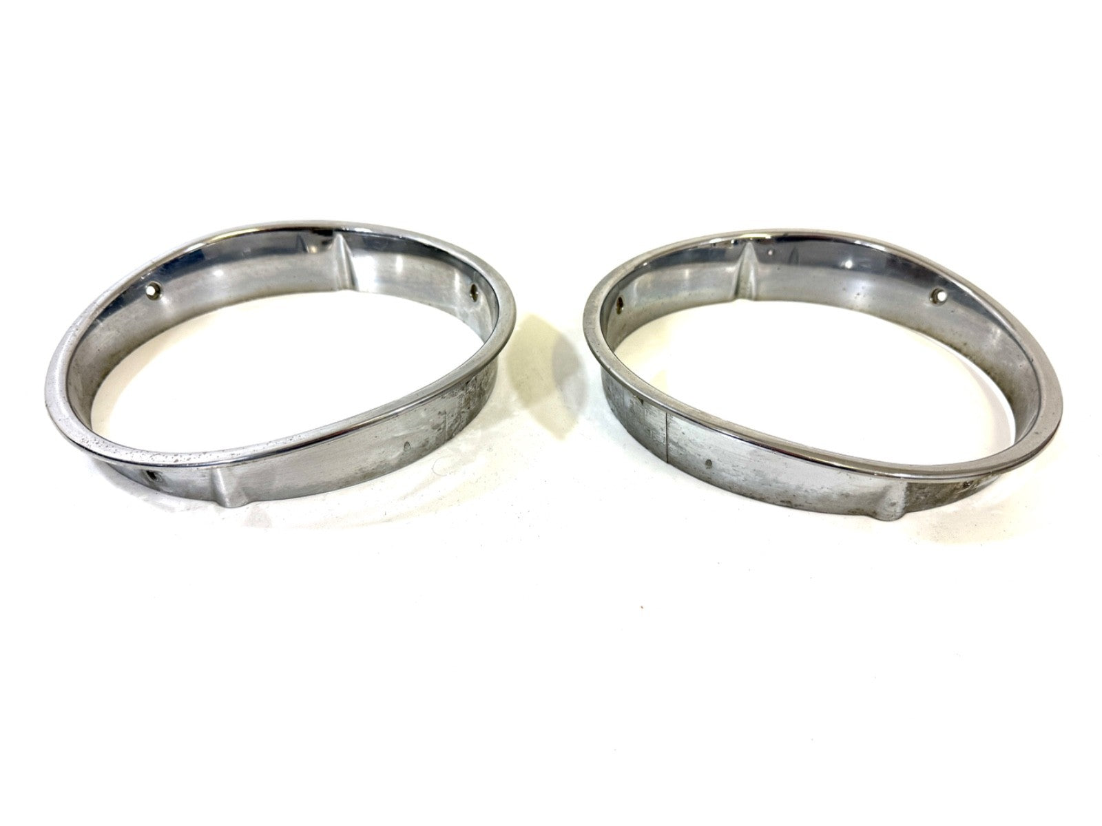 Jeep Wrangler TJ 1997-2006 OEM Chrome RH and LH Headlight Trim Rings Bezels1
