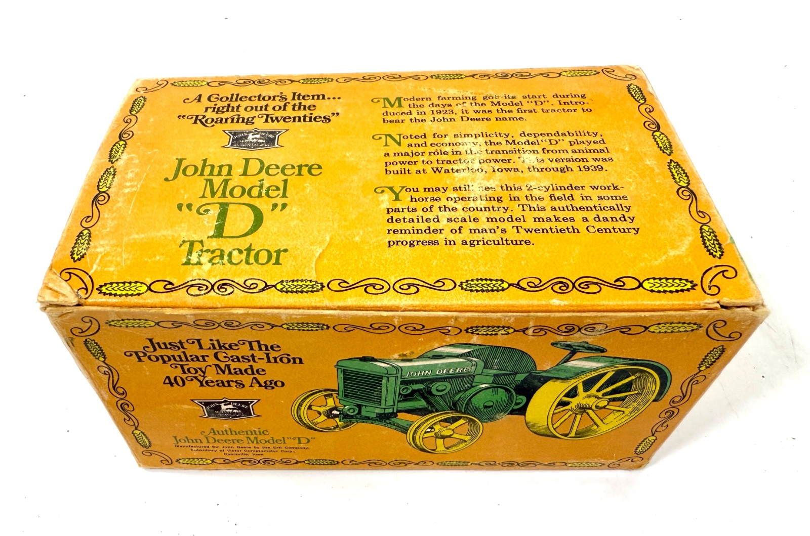 ERTL John Deere 1923 Model "D" Tractor #500 Toy 1/16 Die Cast Metal Farm U.S.A.0