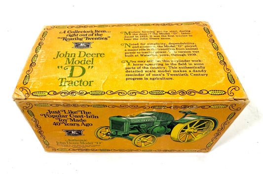 ERTL John Deere 1923 Model "D" Tractor #500 Toy 1/16 Die Cast Metal Farm U.S.A.0