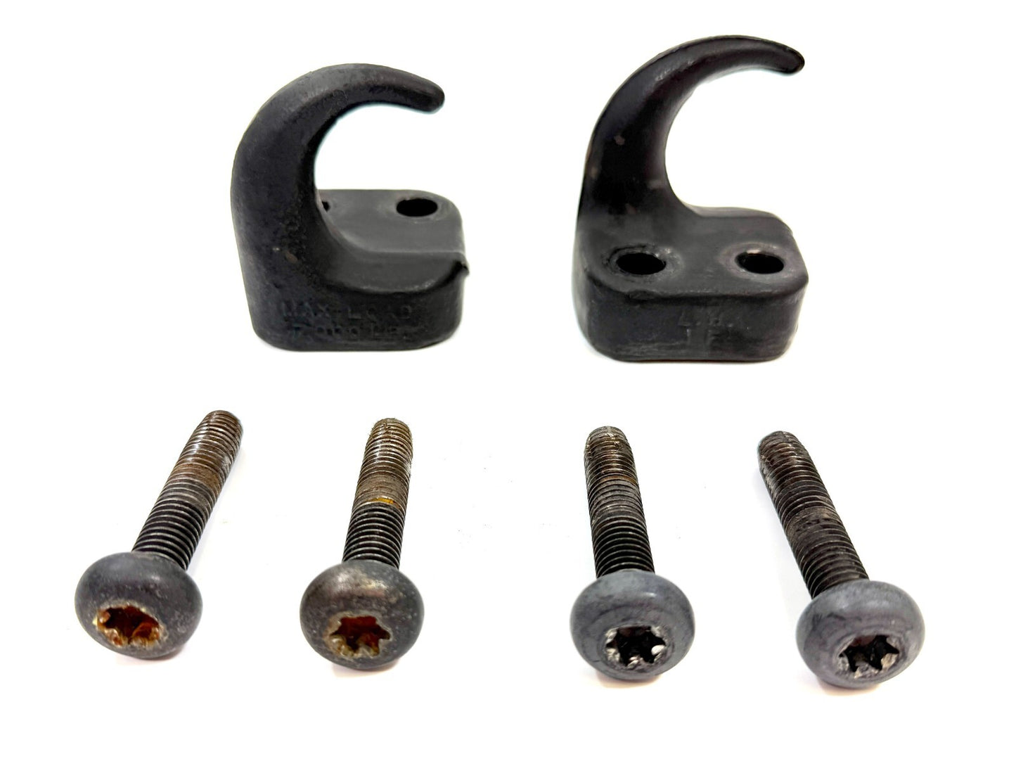 Jeep Wrangler TJ 97-06 Front Tow Hooks Hook Pair with Bolts1