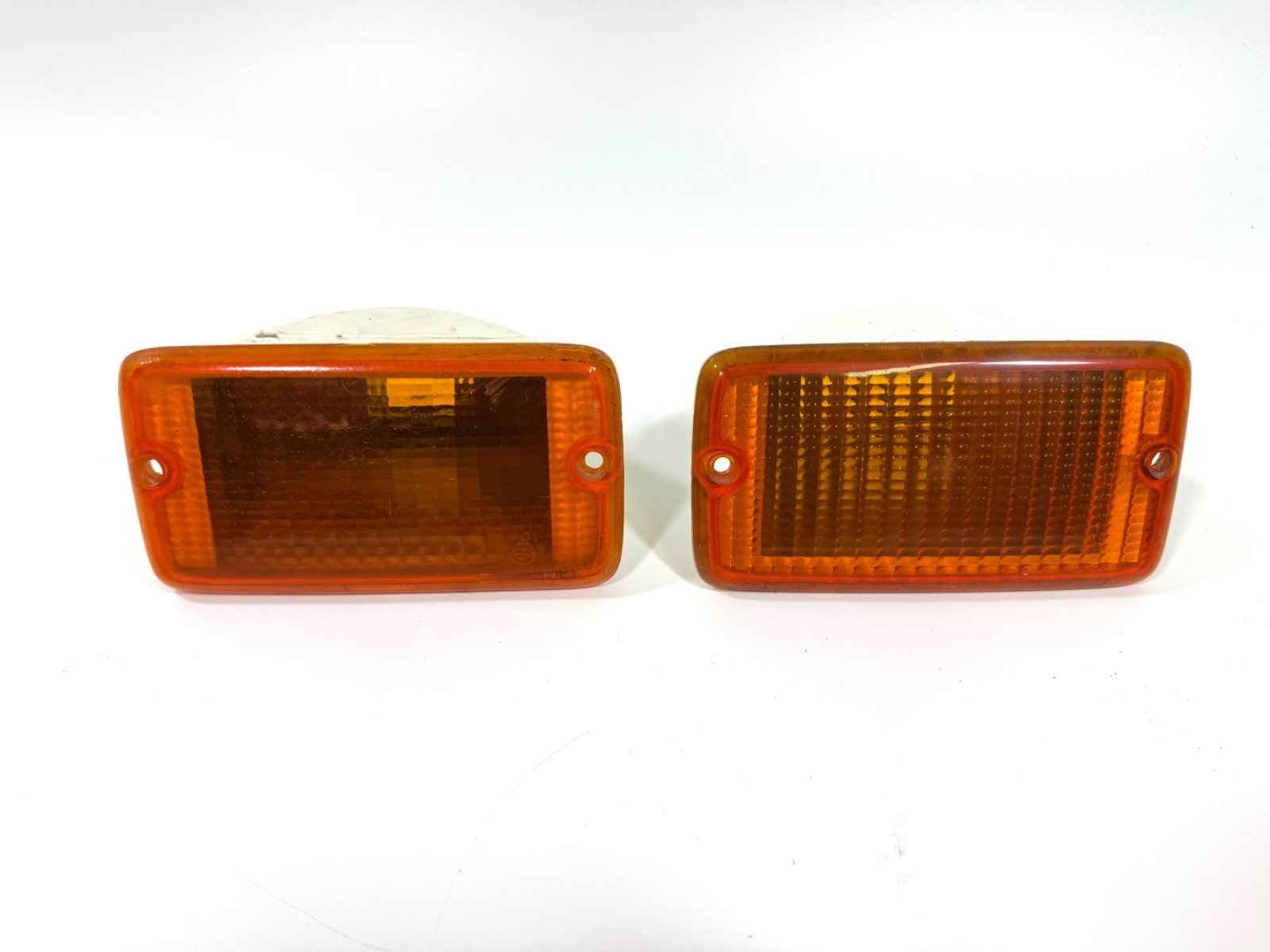 Jeep Wrangler TJ 97-06 OEM Front Driver Passenger RH LH Turn Signal Lens Pair0