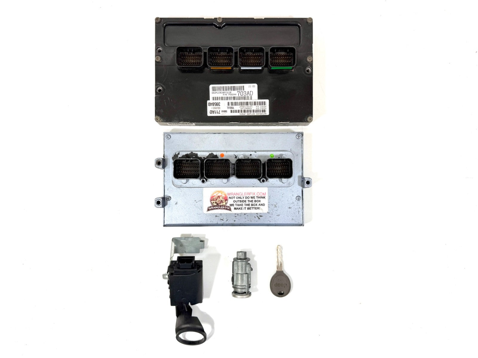 SET of 2006 Jeep Wrangler Rubicon with Auto Transmission PCM OEM and WranglerFix0