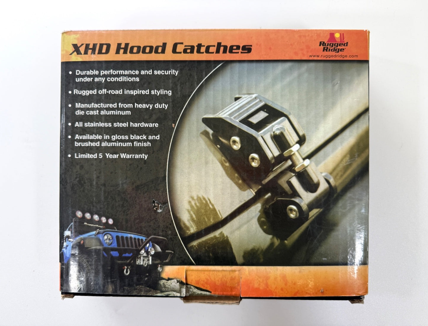 Rugged Ridge | Hood Catch Kit, Black | 11210.11 | Fits 2007-2018 Jeep1