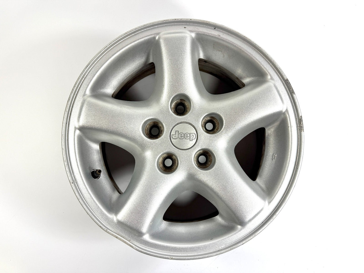 Jeep Wrangler TJ Cherokee XJ ZJ OEM 5 Spoke Flat Aluminum Wheel Rim 15x7 5x4.50