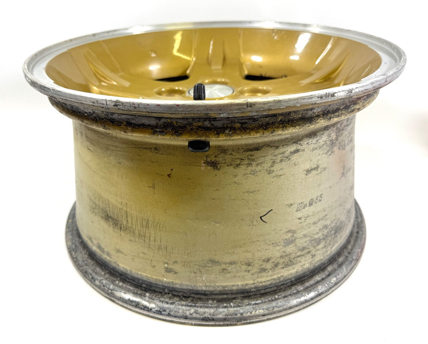 15" Jeep Wrangler Golden Eagle Wheel Rim Factory OEM 2003-2006 Machined Lip Gold3