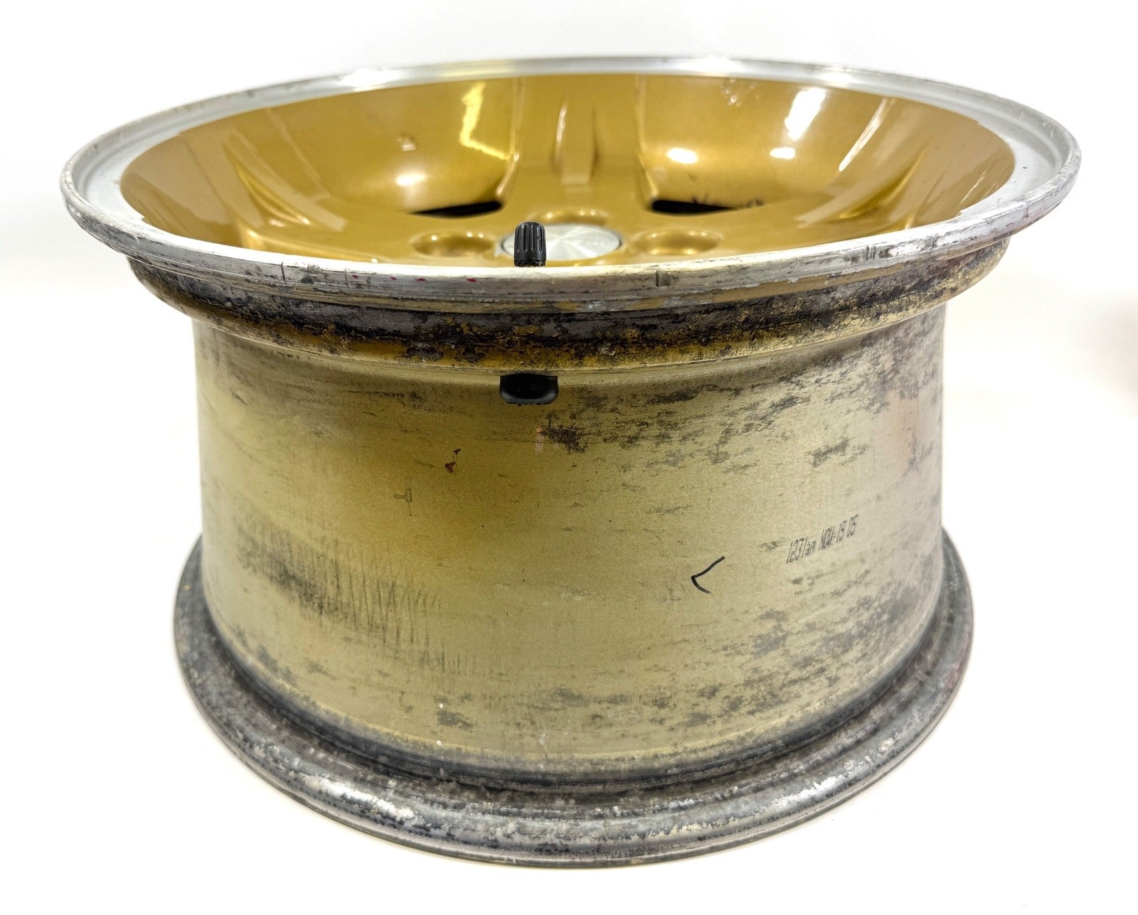 15" Jeep Wrangler Golden Eagle Wheel Rim Factory OEM 2003-2006 Machined Lip Gold3