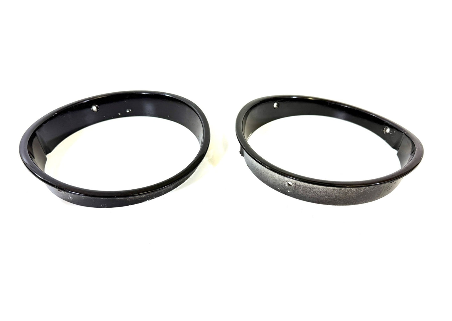 Jeep Wrangler TJ 1997-2006 OEM BLACK RH and LH Headlight Trim Rings Bezels4