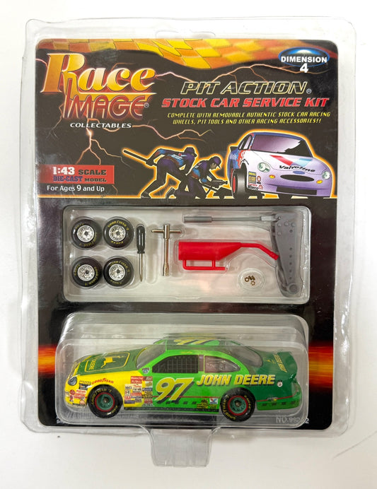 Race Image Pit Action Stock Car Service Kit # 97 John Deere  1:43 NIB NEW0