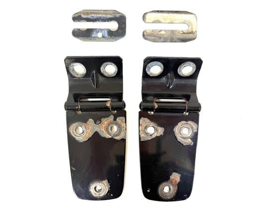 97-06 BLACK (PX8) Hood Hinge Factory OEM Pair Hinges Jeep TJ Wrangler0