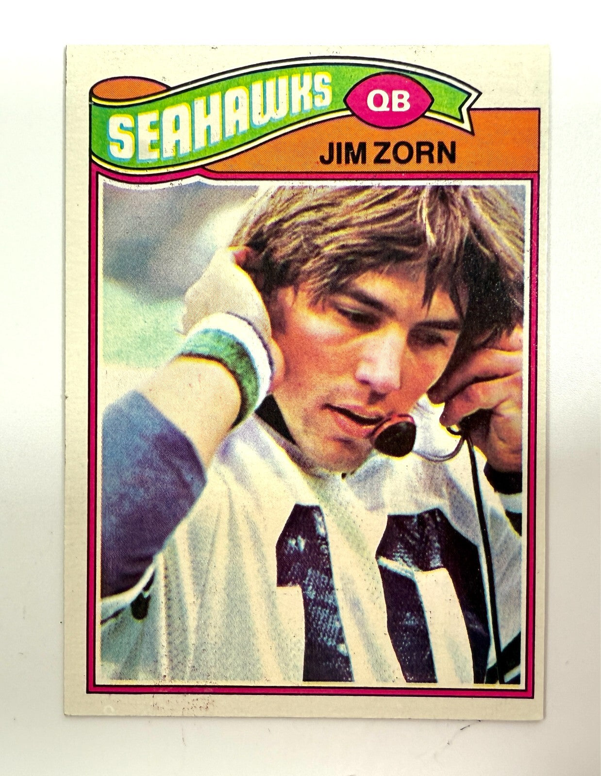 1977 Topps #65 Jim Zorn Rookie RC Seattle Seahawks Rookie EX0