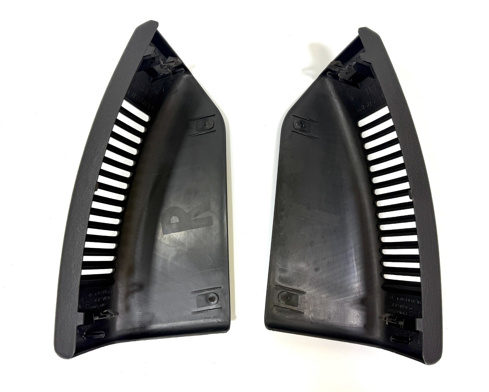 Jeep TJ Wrangler OEM Dash Speaker Grill Trim Panel Pair Black-Slate 1997-20061