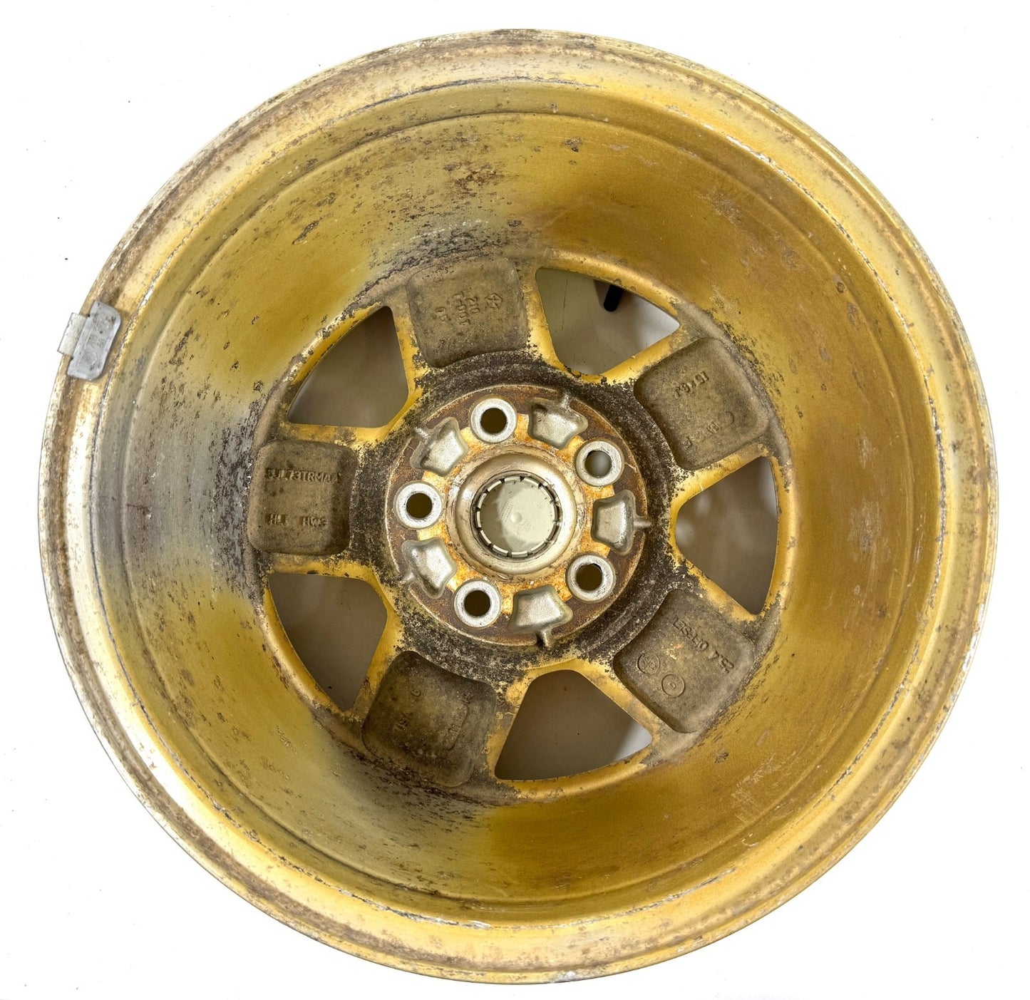 15" Jeep Wrangler Golden Eagle Wheel Rim Factory OEM 2003-2006 Machined Lip Gold10