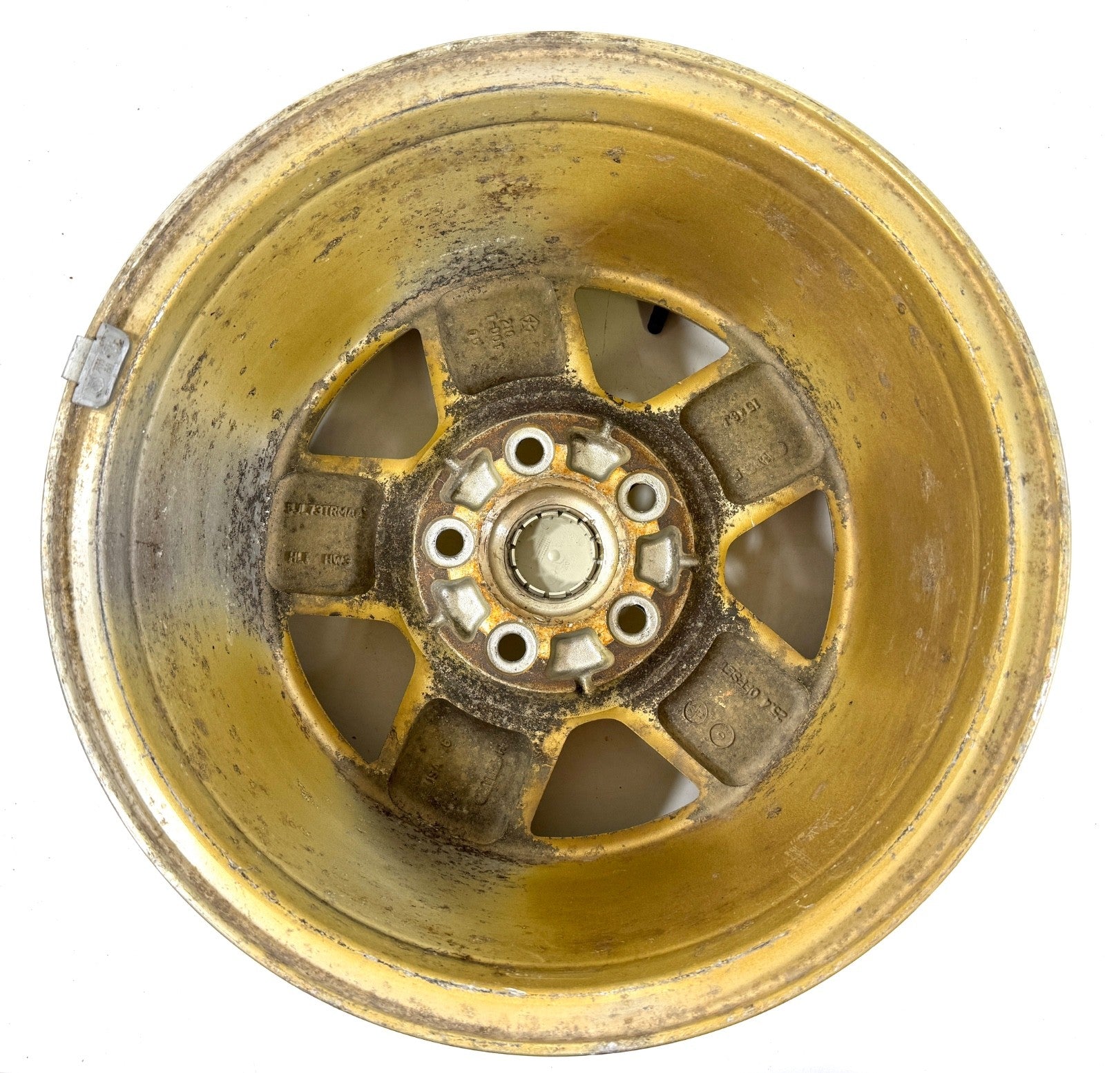 15" Jeep Wrangler Golden Eagle Wheel Rim Factory OEM 2003-2006 Machined Lip Gold10