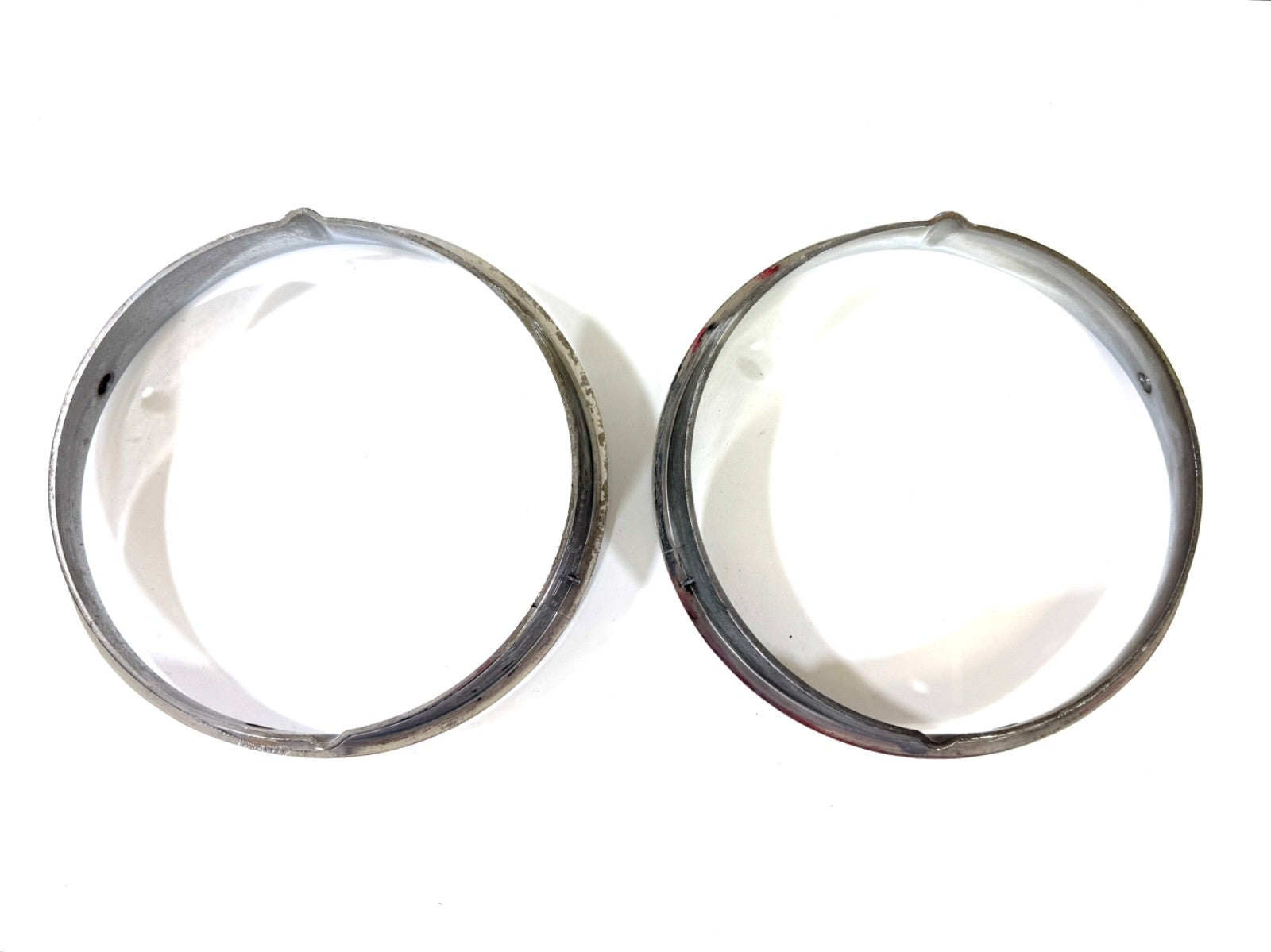 Jeep Wrangler TJ 1997-2006 OEM Chrome RH and LH Headlight Trim Rings Bezels5