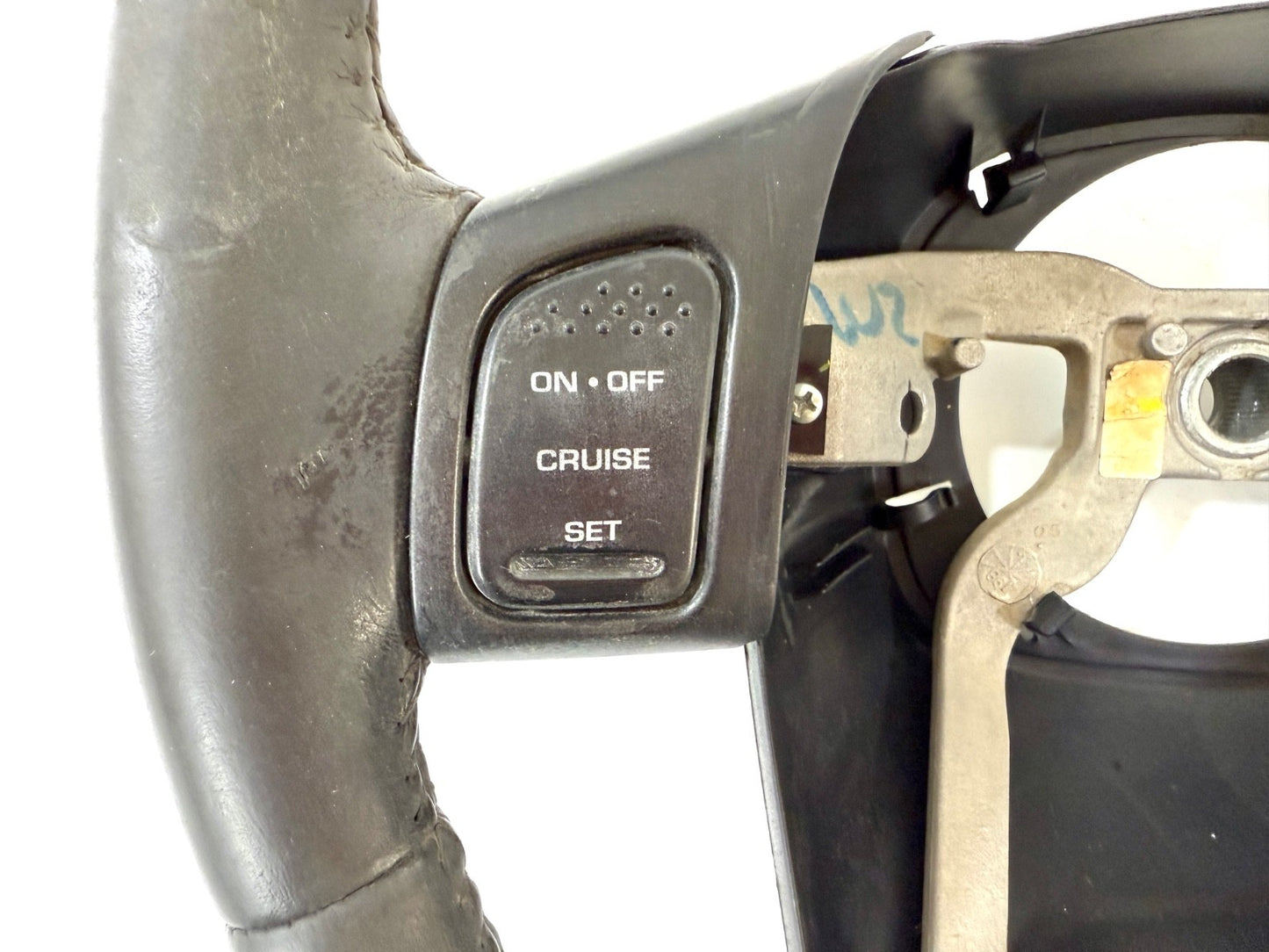 2003-2006 Jeep Wrangler TJ OEM Steering Wheel Black Leather 5JG621X9AB1