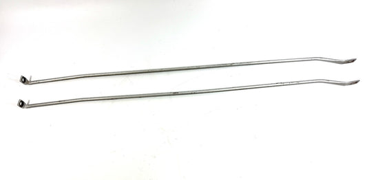 Jeep TJ Wrangler OEM Front Grill Support Rods PSB Bright Silver 1997-20060